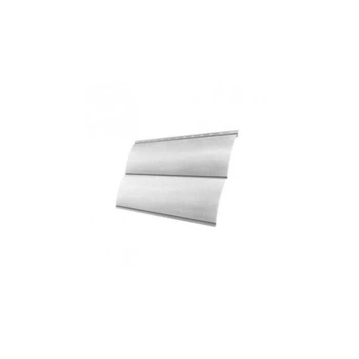 Металлический сайдинг Grand Line Блок-хаус 0.5 мм Satin RAL 9003 сигнальный белый