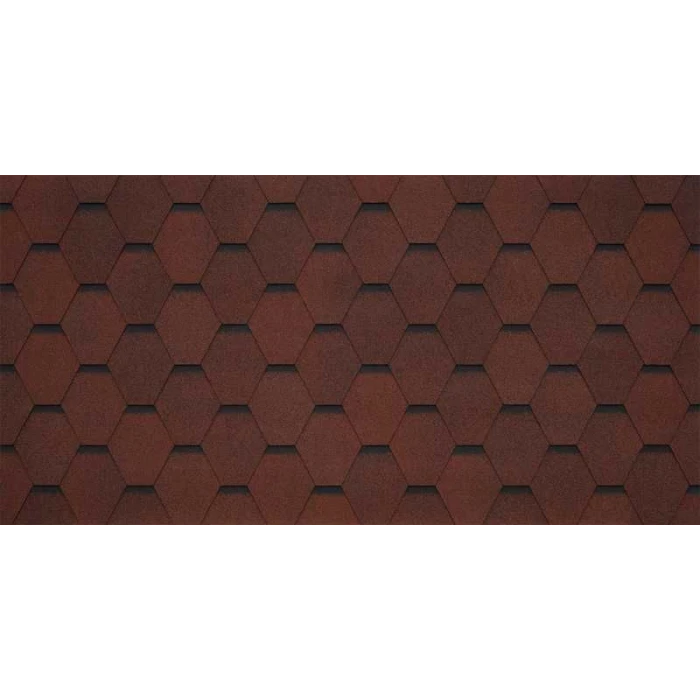 Гибкая черепица Тегола Comfort GARDA Rosso 409