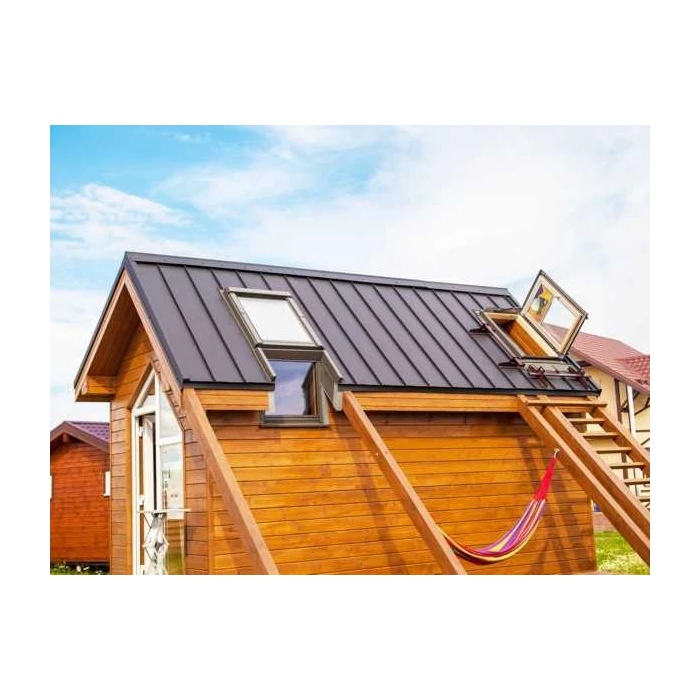 Фальцевая кровля Кликфальц mini Grand Line 0,5 Rooftop Matte RAL 7024 Мокрый