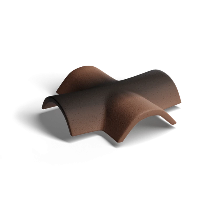 Х-образная черепица Antik Коричневый (осенний лист) Kriastak